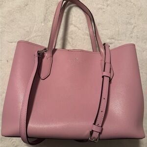 Kate Spade Harper Satchel in Blush Pink